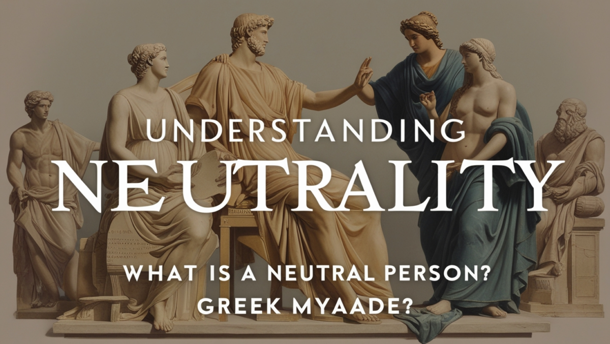 What Is a Neutral Person Greek Myaade